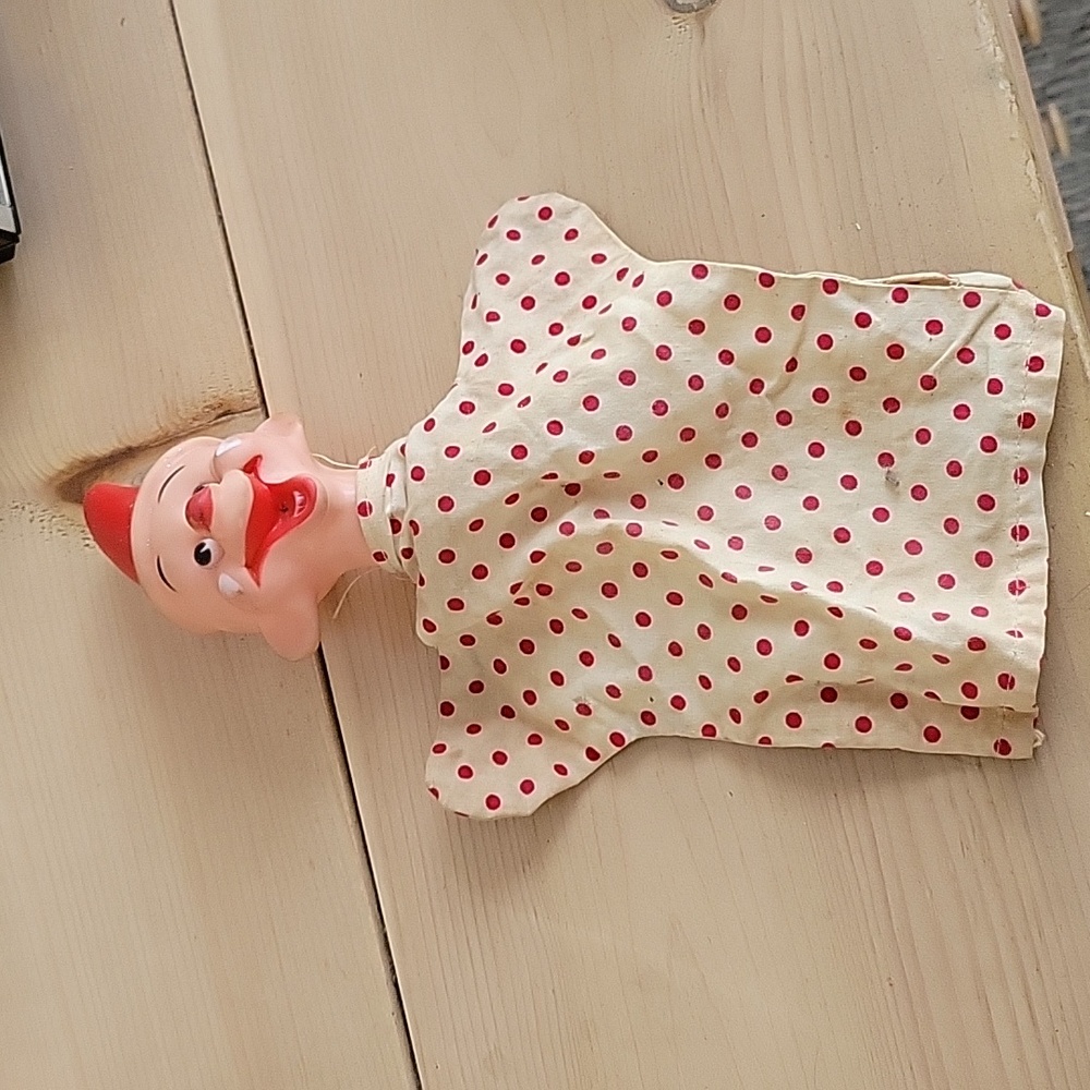 Vintage Handmade Hand Puppet